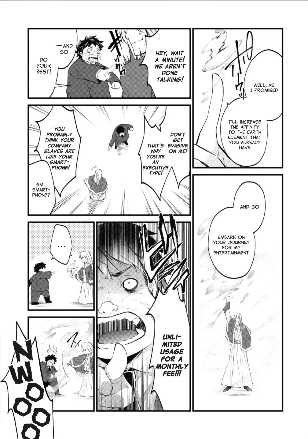Around 40 "Shachiku" is Golem Master Chapter 1 page 6 - Chapter 1: And the Company Slave is Reincarnated
