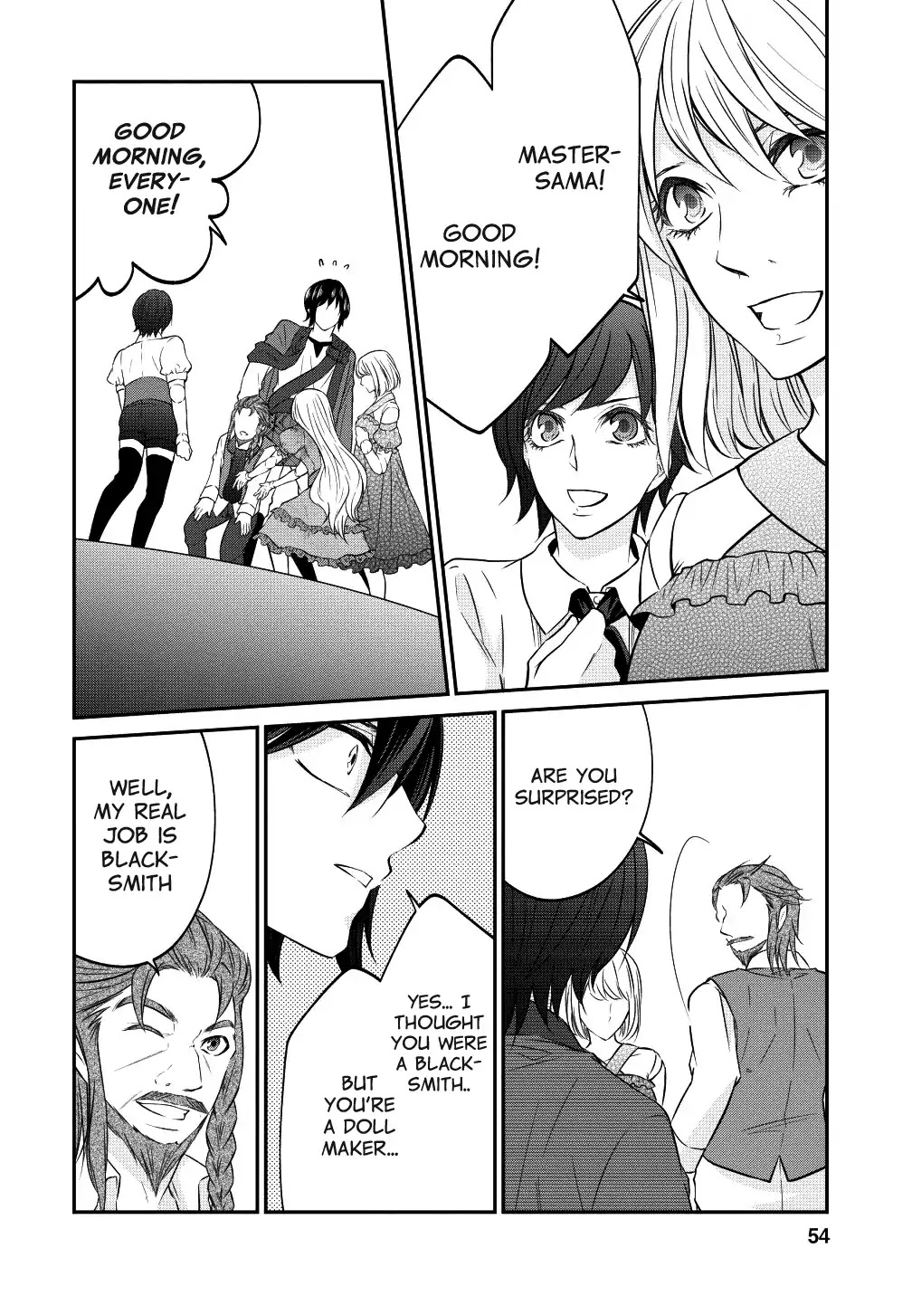 Around 40 "Shachiku" is Golem Master Chapter 14 page 24 - Chapter 14: Doll Maker Harepst