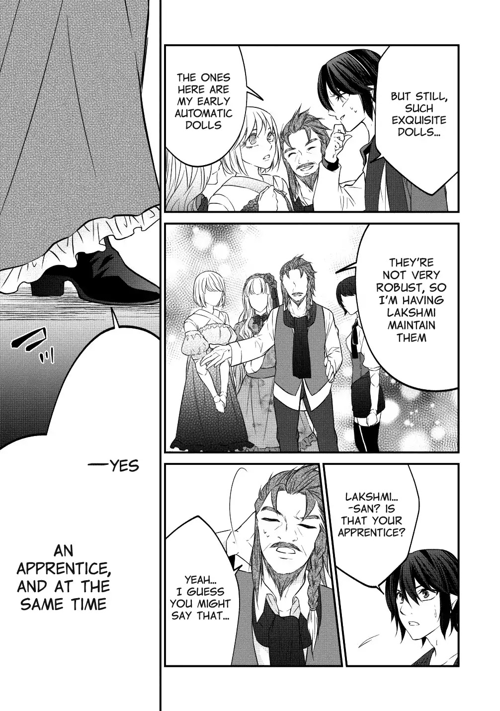 Around 40 "Shachiku" is Golem Master Chapter 14 page 25 - Chapter 14: Doll Maker Harepst