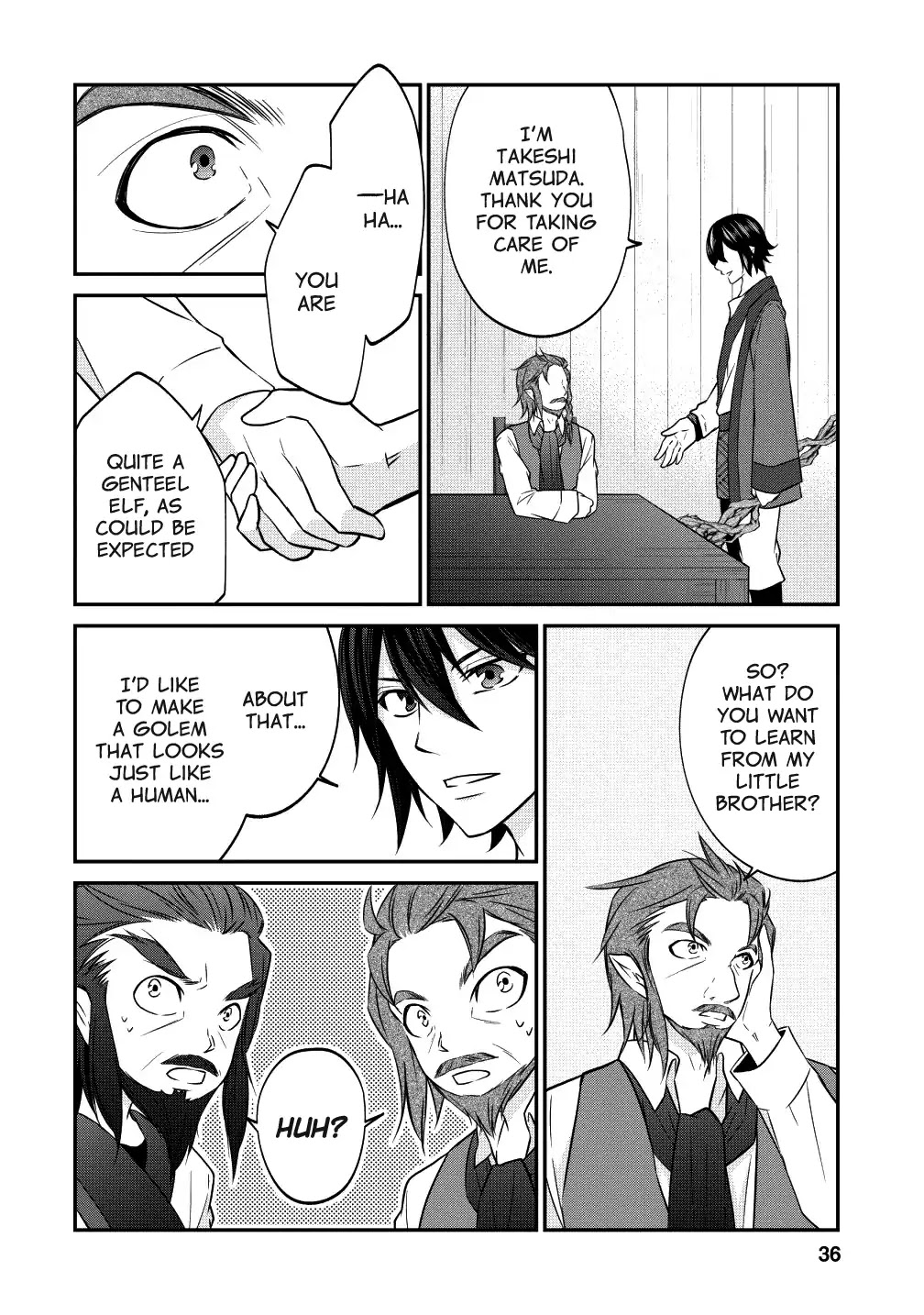 Around 40 "Shachiku" is Golem Master Chapter 14 page 6 - Chapter 14: Doll Maker Harepst