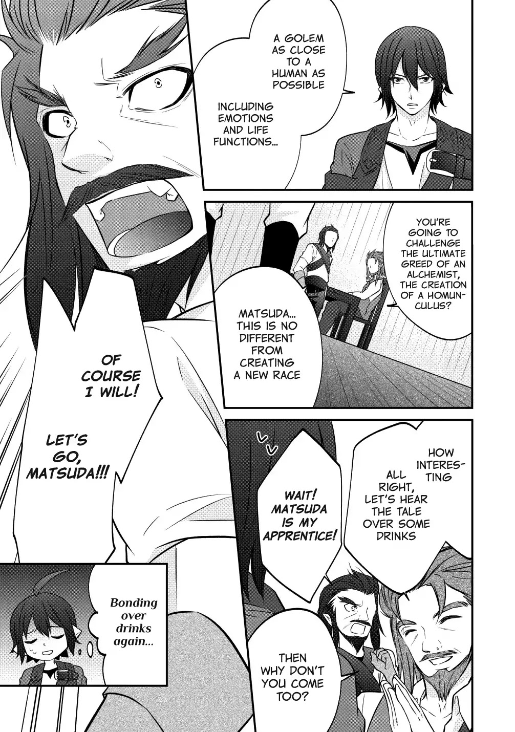 Around 40 "Shachiku" is Golem Master Chapter 14 page 7 - Chapter 14: Doll Maker Harepst