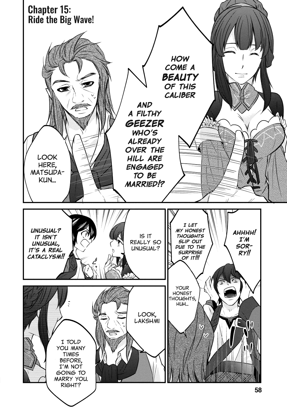 Around 40 "Shachiku" is Golem Master Chapter 15 page 2 - Chapter 15: Ride the Big Wave!