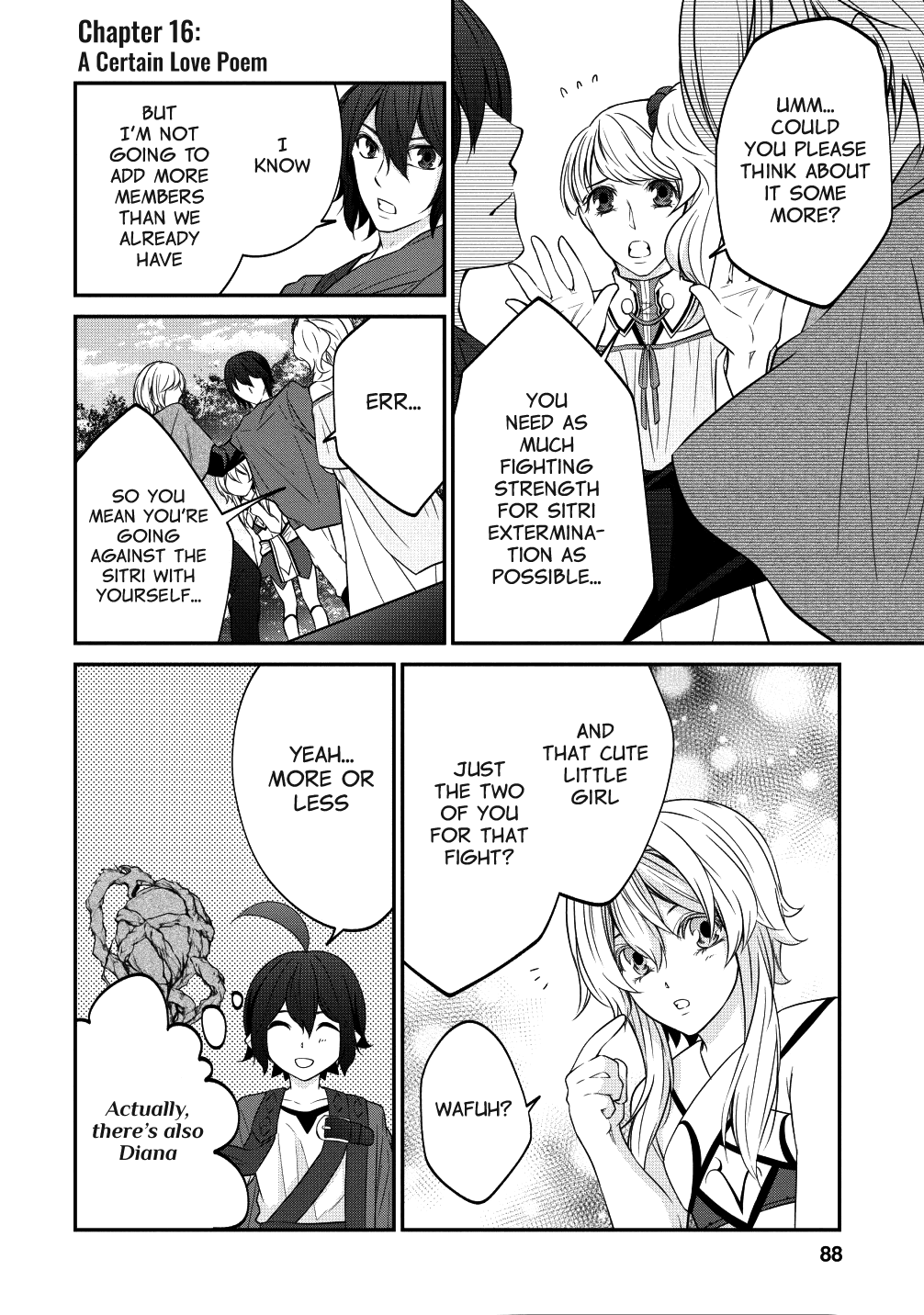 Around 40 "Shachiku" is Golem Master Chapter 16 page 3 - Chapter 16: A Certain Love Poem