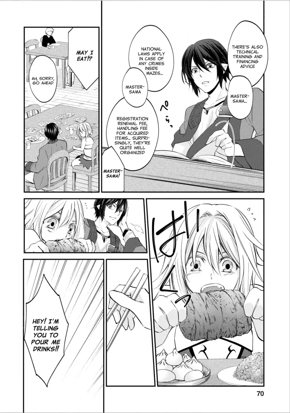 Around 40 "Shachiku" is Golem Master Chapter 3 page 12 - Chapter 3: Blue Phosphorescent Inn