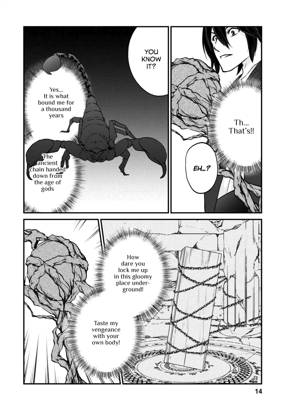 Around 40 "Shachiku" is Golem Master Chapter 7 page 14 - Chapter 7: Slay the Ancient Binding Spell