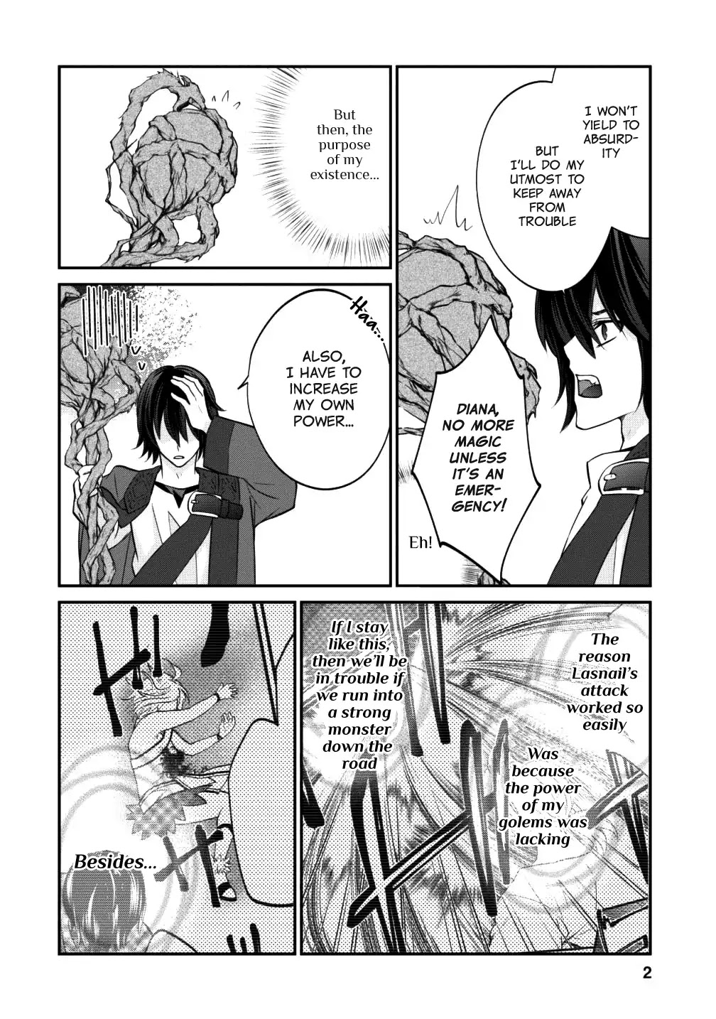 Around 40 "Shachiku" is Golem Master Chapter 7 page 2 - Chapter 7: Slay the Ancient Binding Spell