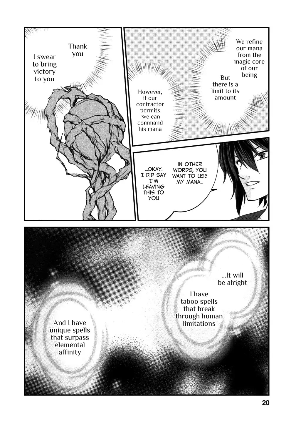 Around 40 "Shachiku" is Golem Master Chapter 7 page 20 - Chapter 7: Slay the Ancient Binding Spell