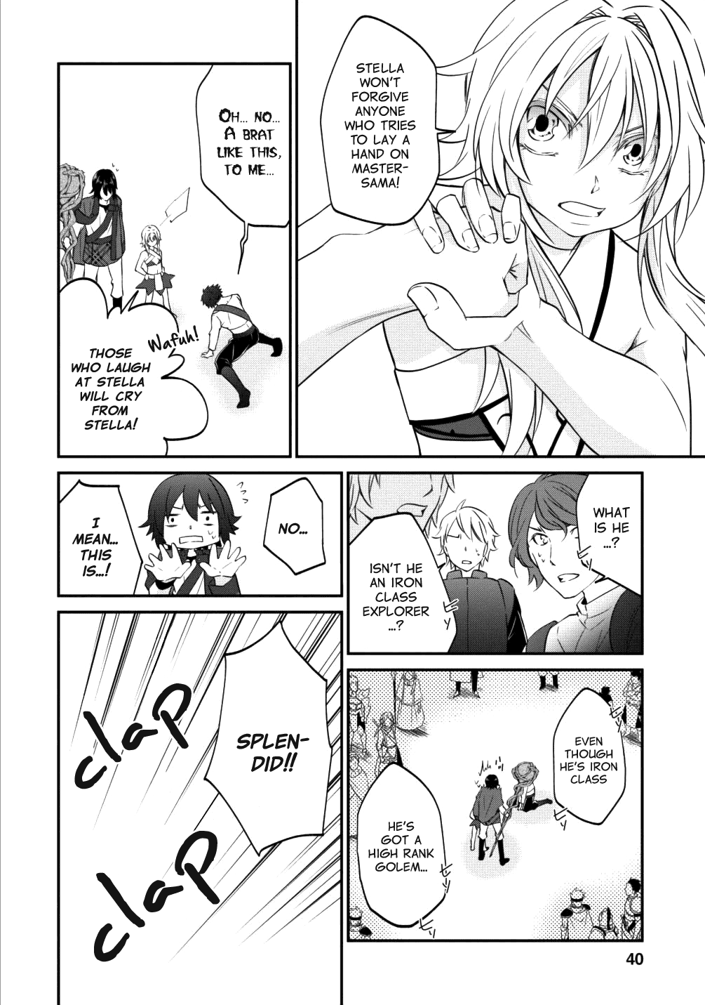 Around 40 "Shachiku" is Golem Master Chapter 8 page 14 - Chapter 8: Walled City of Macumba