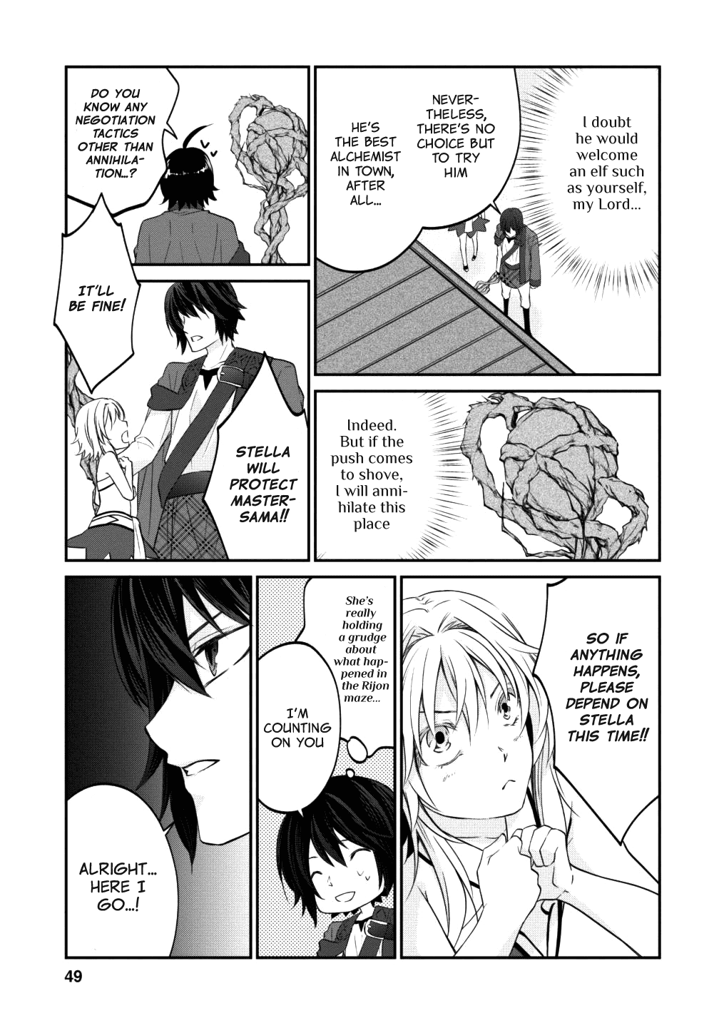 Around 40 "Shachiku" is Golem Master Chapter 8 page 23 - Chapter 8: Walled City of Macumba