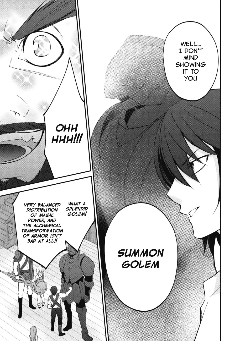Around 40 "Shachiku" is Golem Master Chapter 9 page 3 - Chapter 9: Temporary Party