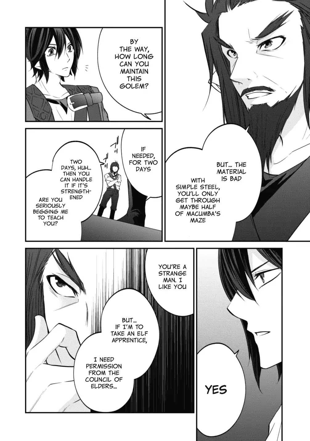 Around 40 "Shachiku" is Golem Master Chapter 9 page 4 - Chapter 9: Temporary Party