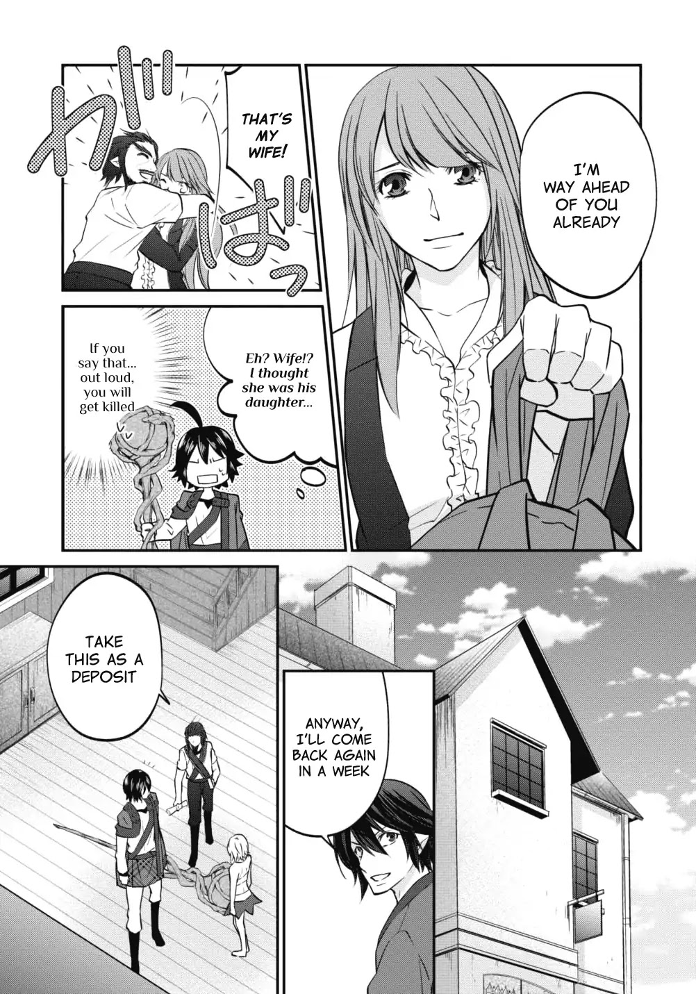 Around 40 "Shachiku" is Golem Master Chapter 9 page 7 - Chapter 9: Temporary Party