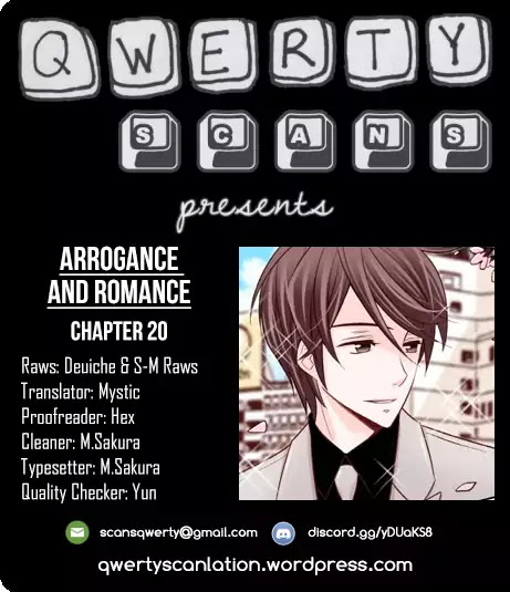 Arrogance and Romance Chapter 20 page 1 - Chapter 20