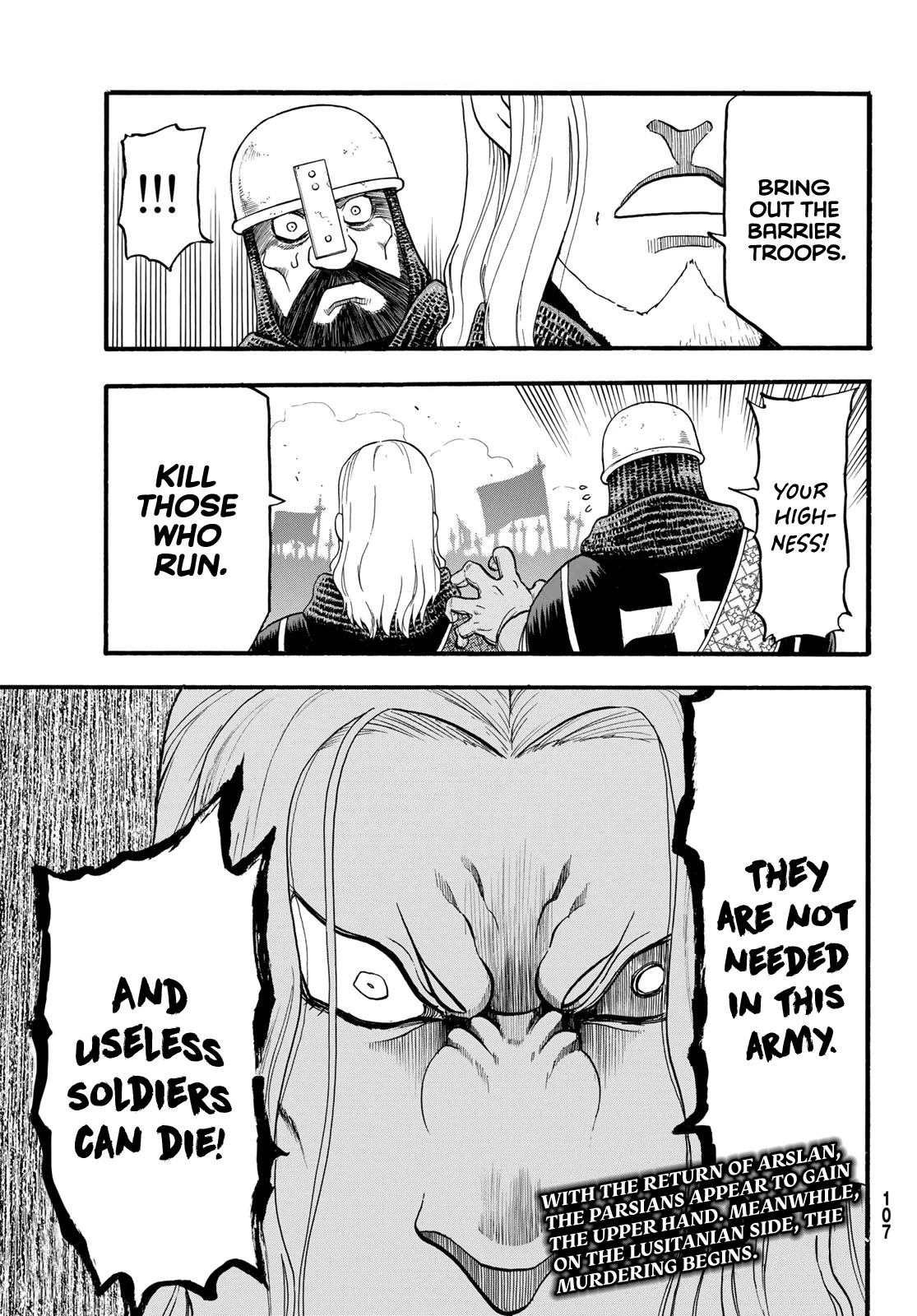 Arslan Senki (ARAKAWA Hiromu) Chapter 111 page 36 - Chapter 111: Lusitania's Counterattack