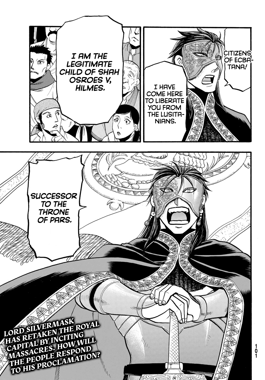 Arslan Senki (ARAKAWA Hiromu) Chapter 113 page 32 - Chapter 113: Drunk with Bloodshed