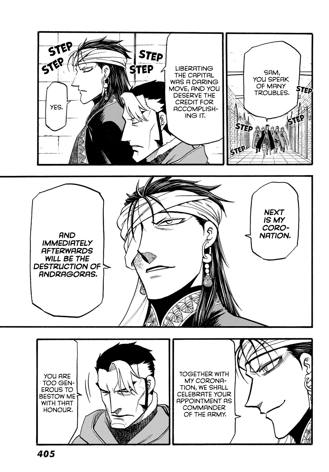 Arslan Senki (ARAKAWA Hiromu) Chapter 114 page 12 - Chapter 114: Guiscard's Misfortune