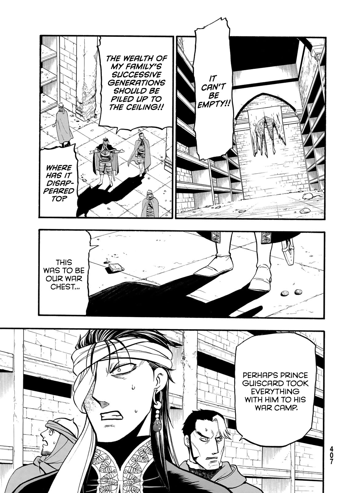 Arslan Senki (ARAKAWA Hiromu) Chapter 114 page 14 - Chapter 114: Guiscard's Misfortune