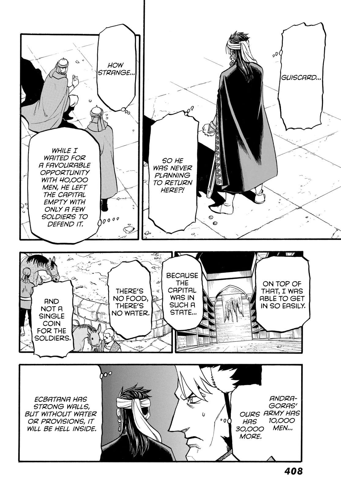 Arslan Senki (ARAKAWA Hiromu) Chapter 114 page 15 - Chapter 114: Guiscard's Misfortune