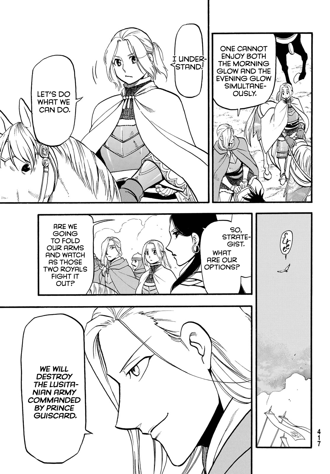 Arslan Senki (ARAKAWA Hiromu) Chapter 114 page 24 - Chapter 114: Guiscard's Misfortune