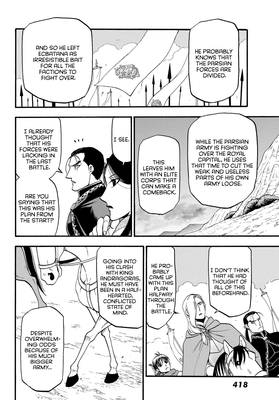 Arslan Senki (ARAKAWA Hiromu) Chapter 114 page 25 - Chapter 114: Guiscard's Misfortune