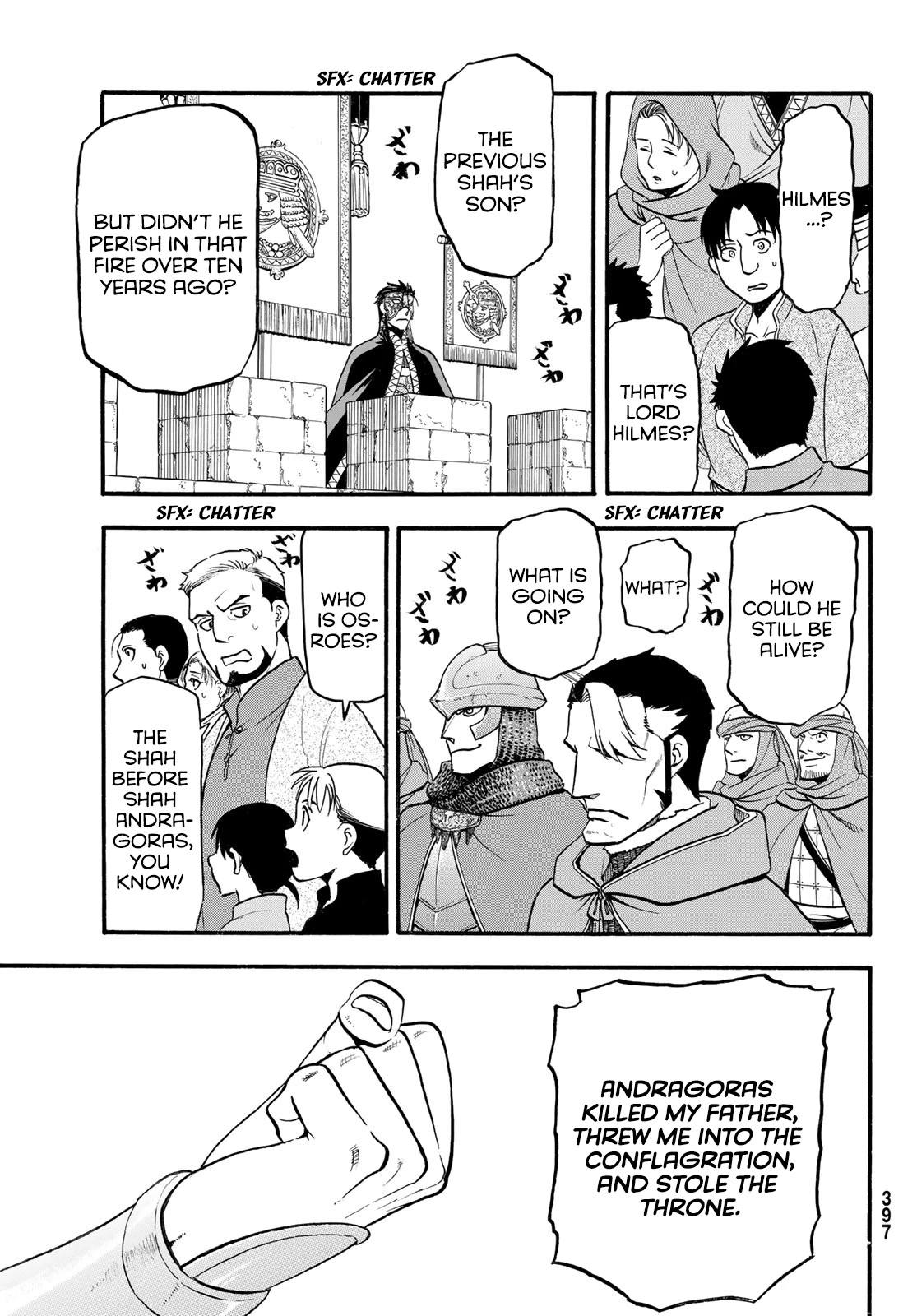Arslan Senki (ARAKAWA Hiromu) Chapter 114 page 4 - Chapter 114: Guiscard's Misfortune