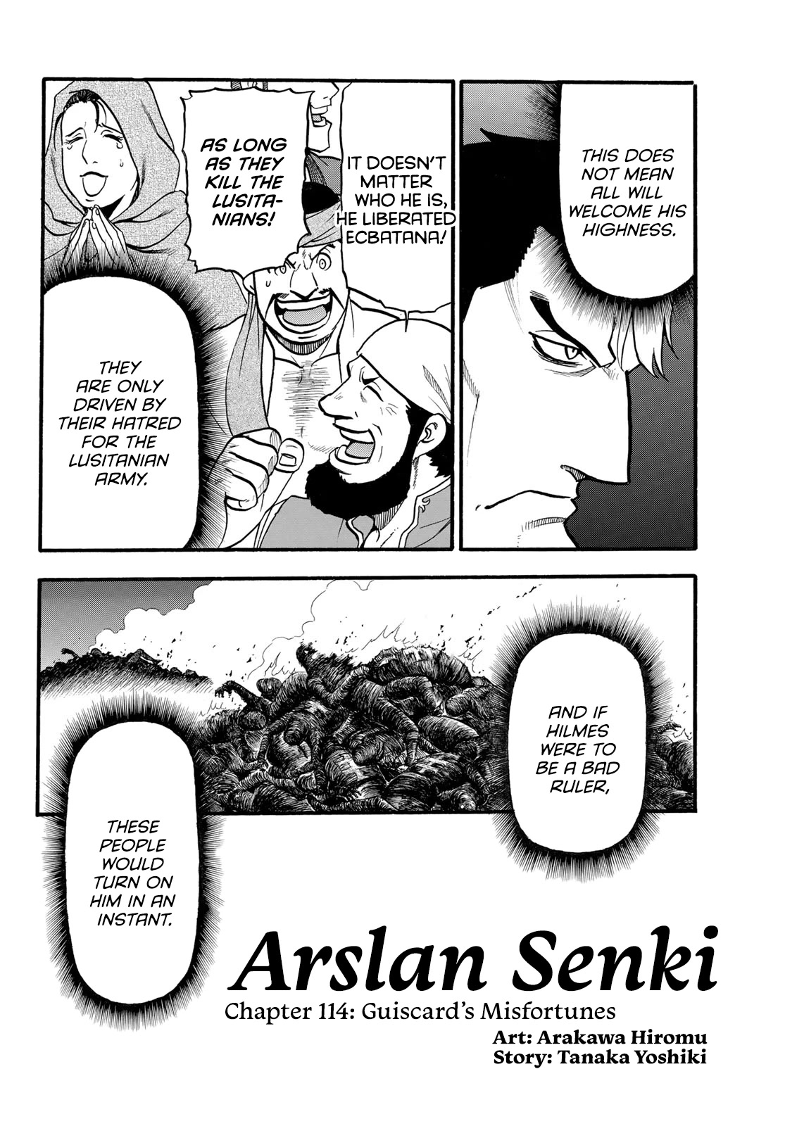 Arslan Senki (ARAKAWA Hiromu) Chapter 114 page 9 - Chapter 114: Guiscard's Misfortune
