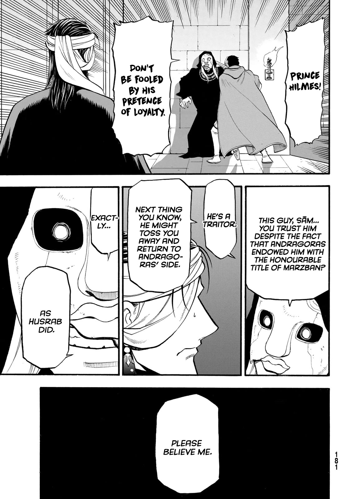 Arslan Senki (ARAKAWA Hiromu) Chapter 115 page 14 - Chapter 115: Whispers of the Devil