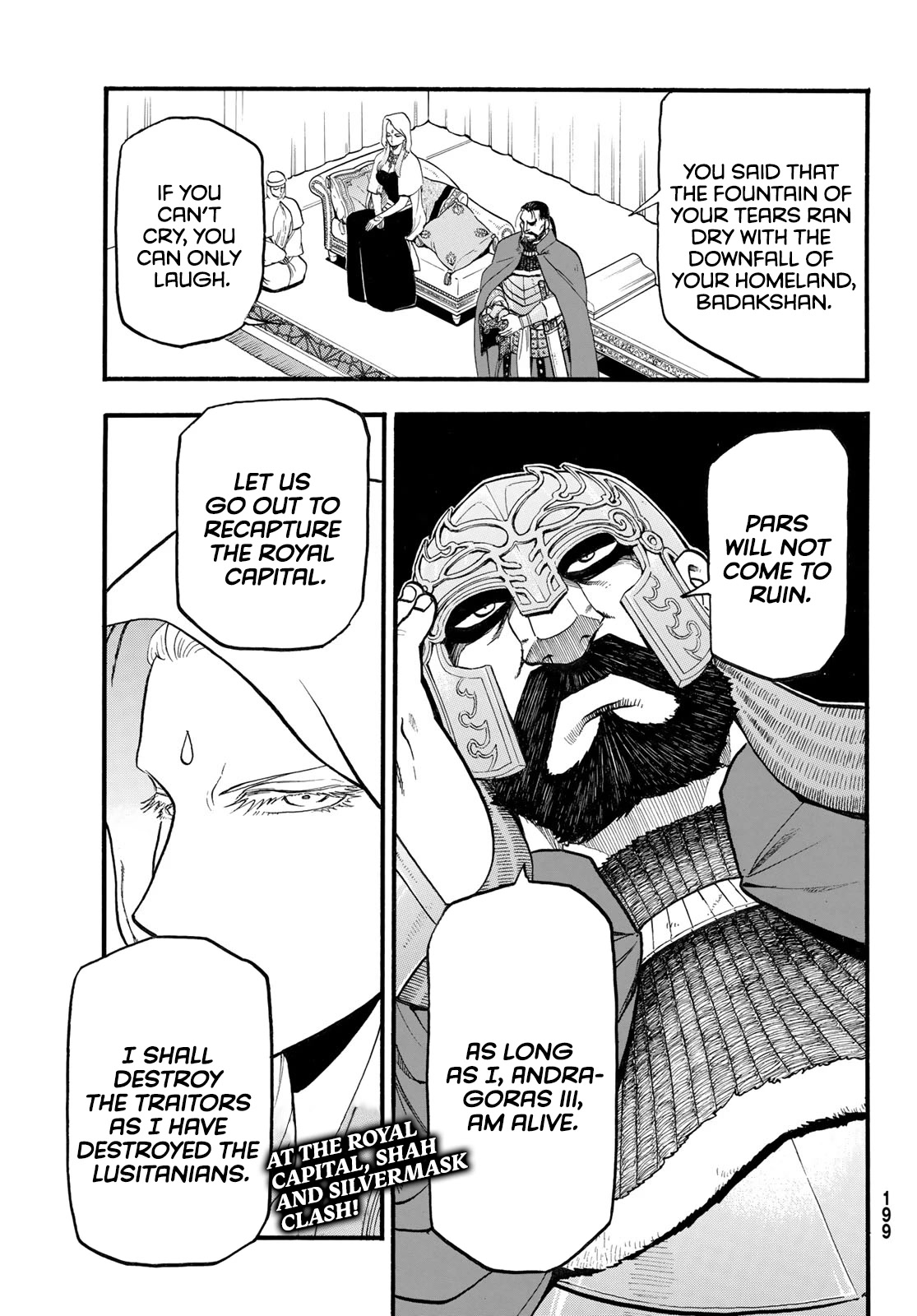 Arslan Senki (ARAKAWA Hiromu) Chapter 115 page 32 - Chapter 115: Whispers of the Devil