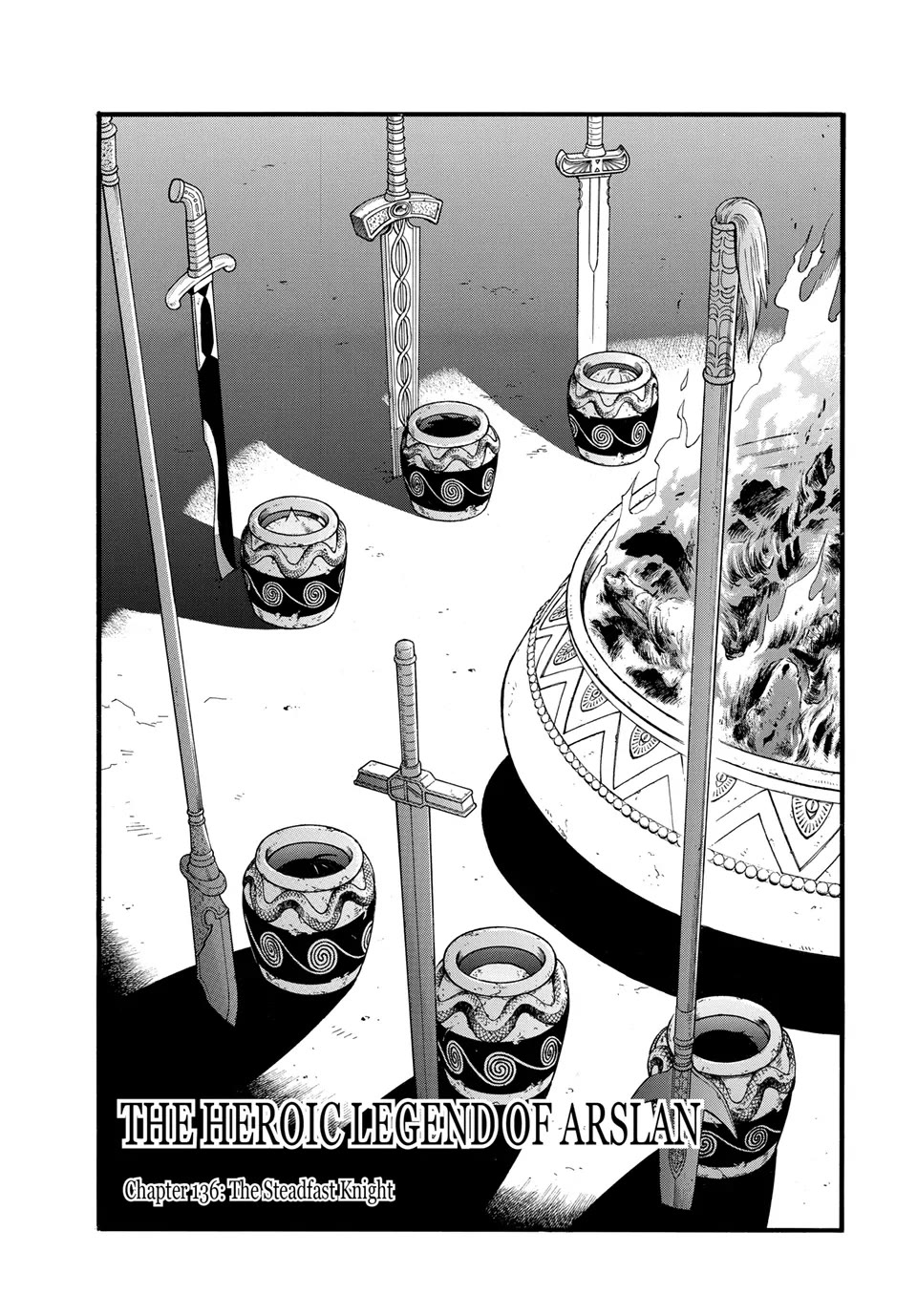 Arslan Senki (ARAKAWA Hiromu) Chapter 136 page 1 - Chapter 136: The Steadfast Knight
