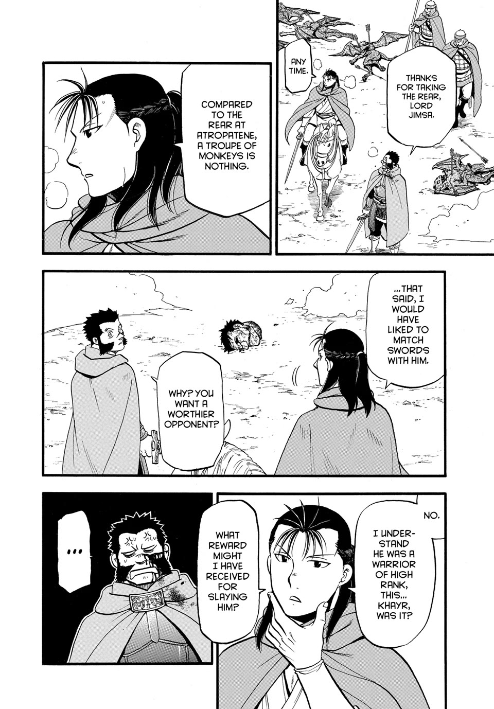 Arslan Senki (ARAKAWA Hiromu) Chapter 136 page 20 - Chapter 136: The Steadfast Knight