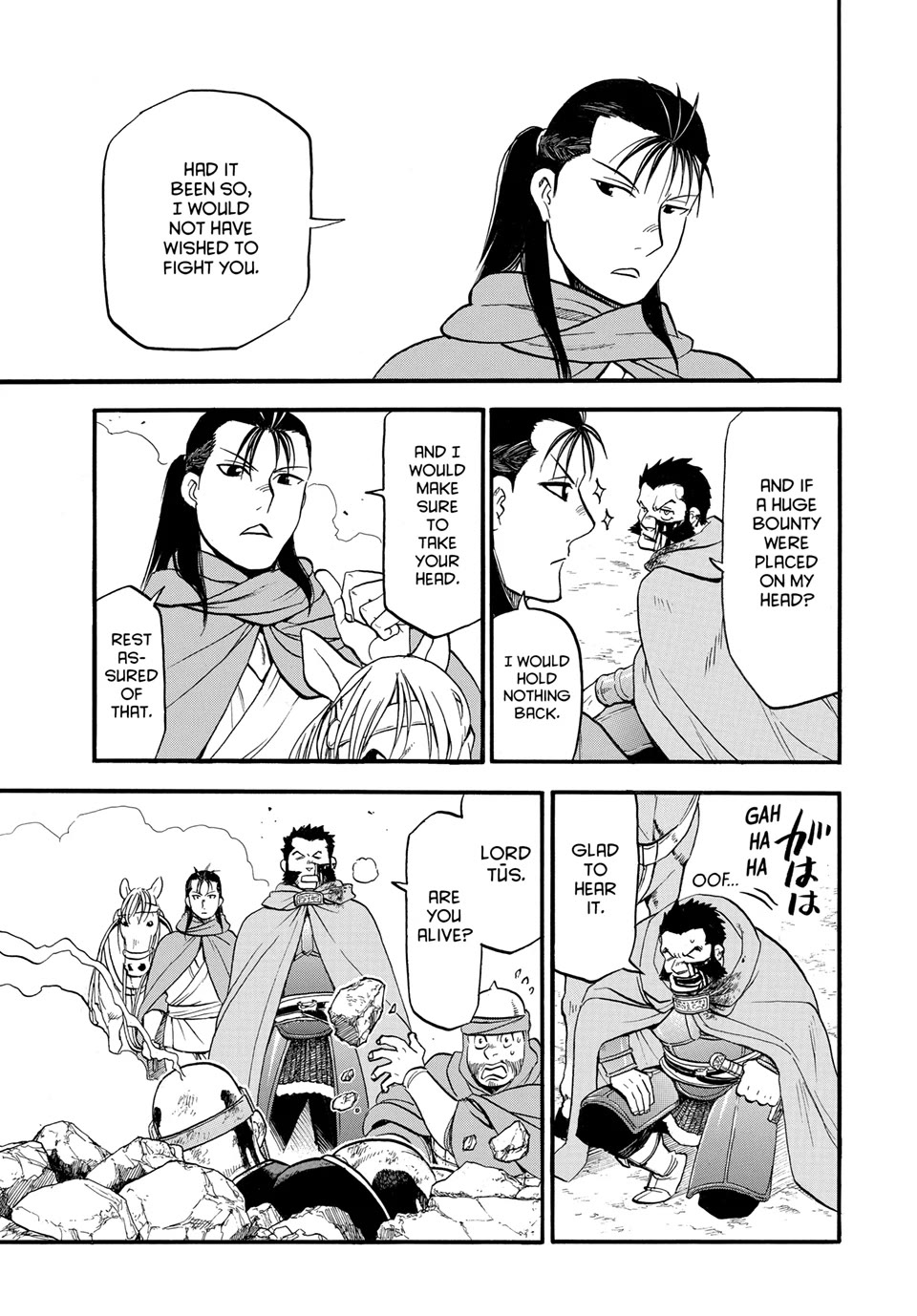 Arslan Senki (ARAKAWA Hiromu) Chapter 136 page 23 - Chapter 136: The Steadfast Knight