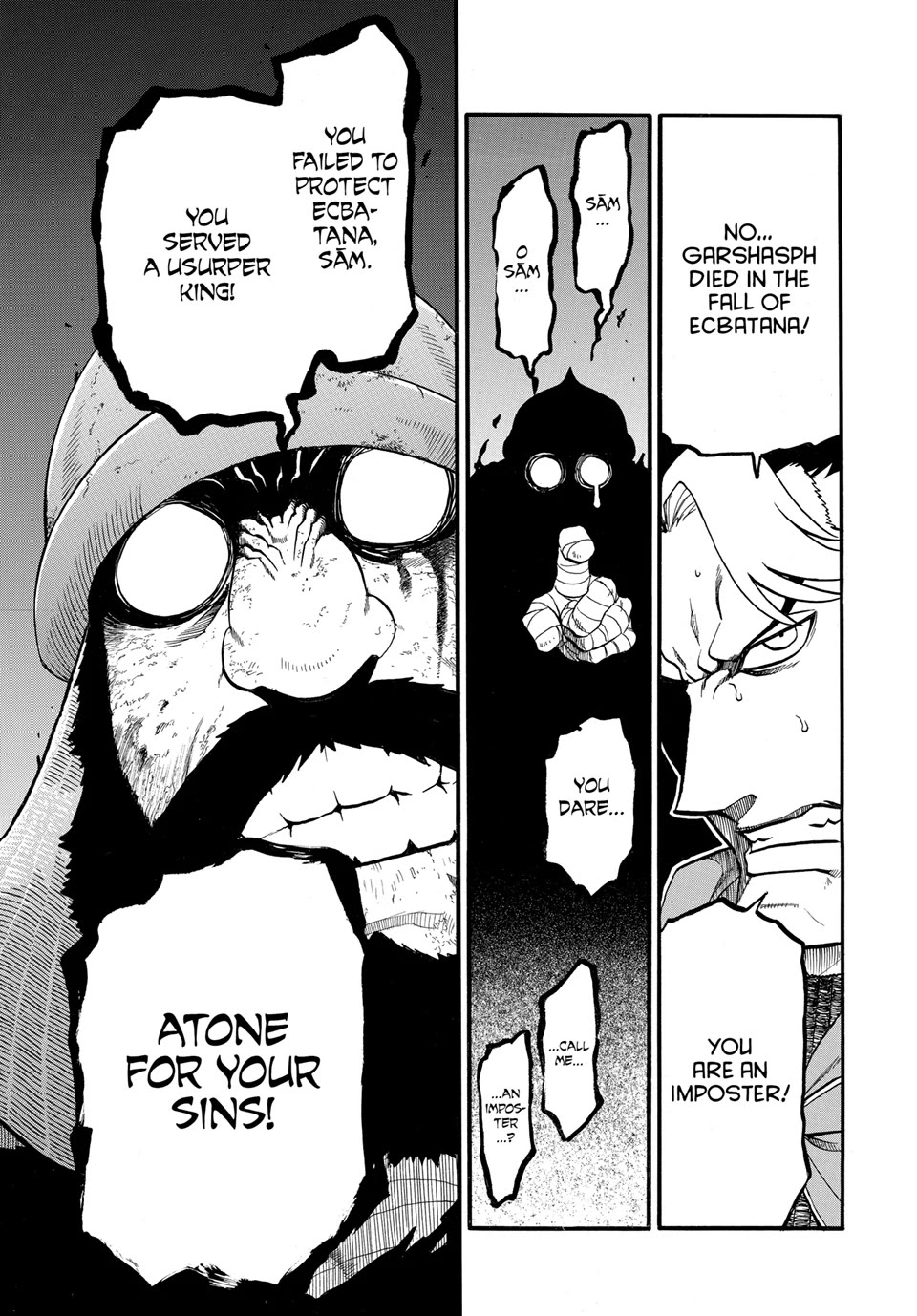 Arslan Senki (ARAKAWA Hiromu) Chapter 136 page 27 - Chapter 136: The Steadfast Knight