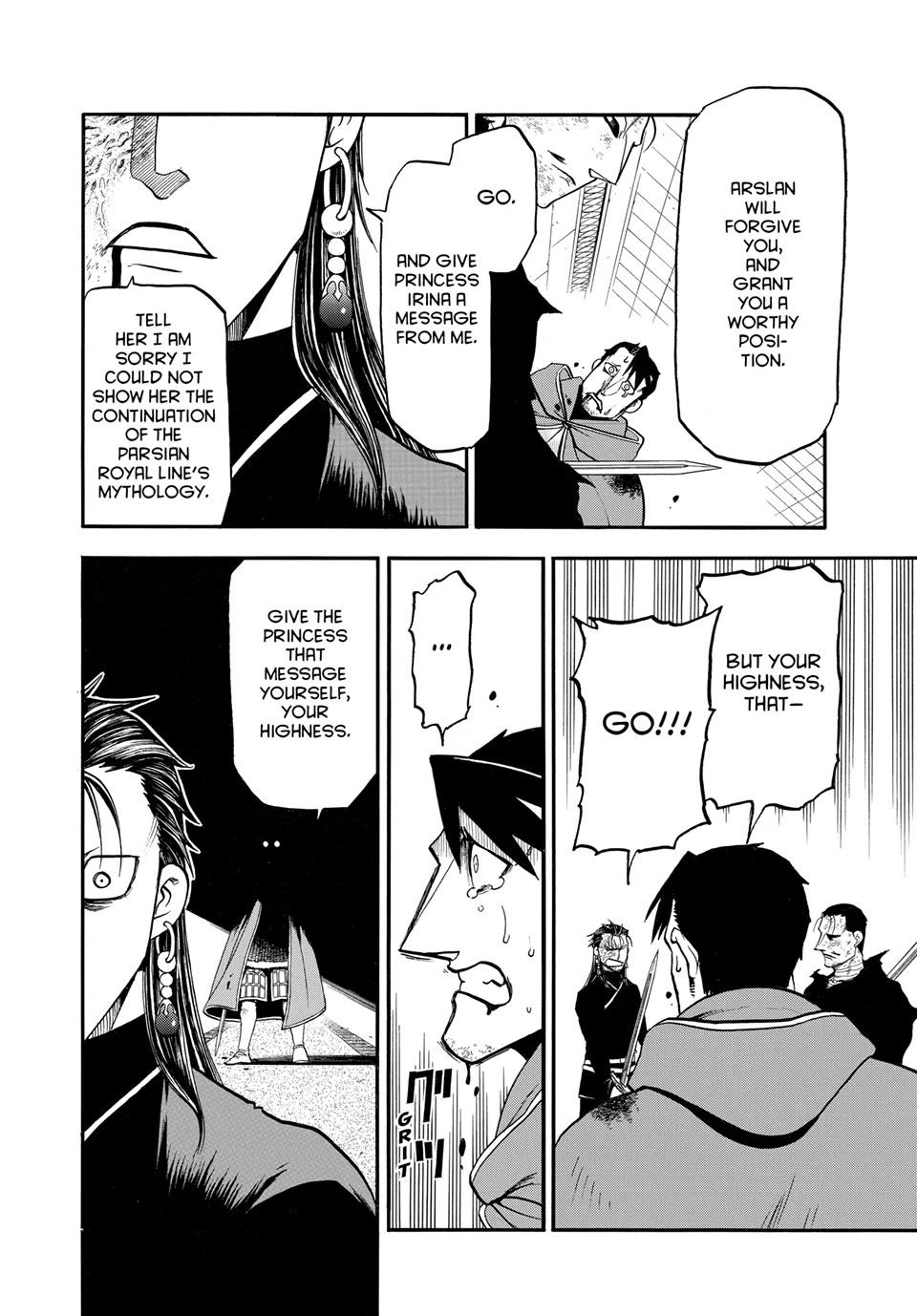 Arslan Senki (ARAKAWA Hiromu) Chapter 138 page 28 - Chapter 138: A Loyal Vassal