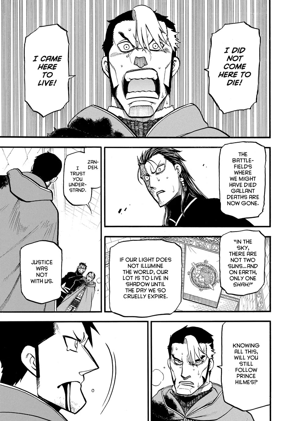 Arslan Senki (ARAKAWA Hiromu) Chapter 139 page 5 - Chapter 139: The Final Curse