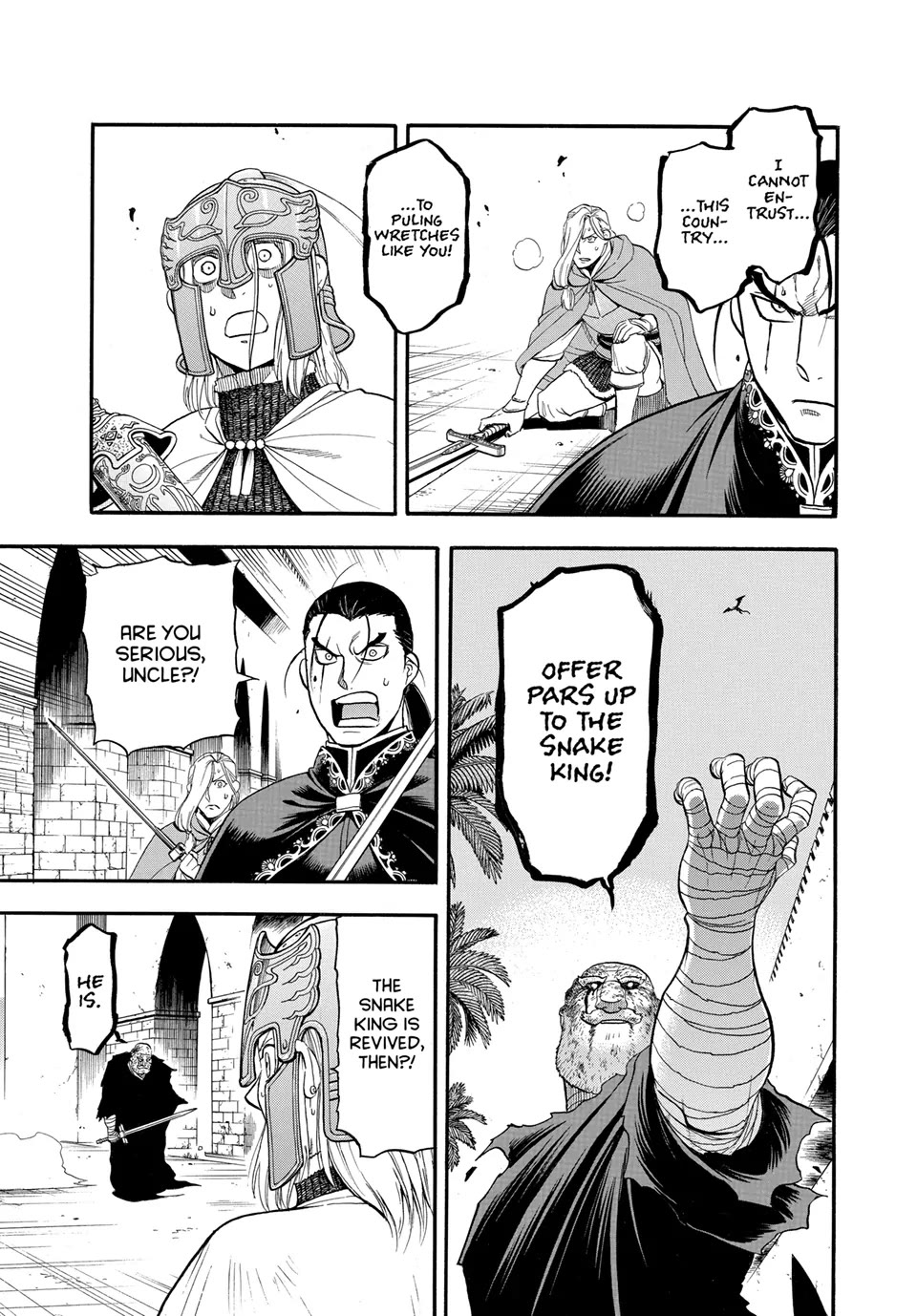 Arslan Senki (ARAKAWA Hiromu) Chapter 142 page 17 - Chapter 142: Ruler and Subject Decide