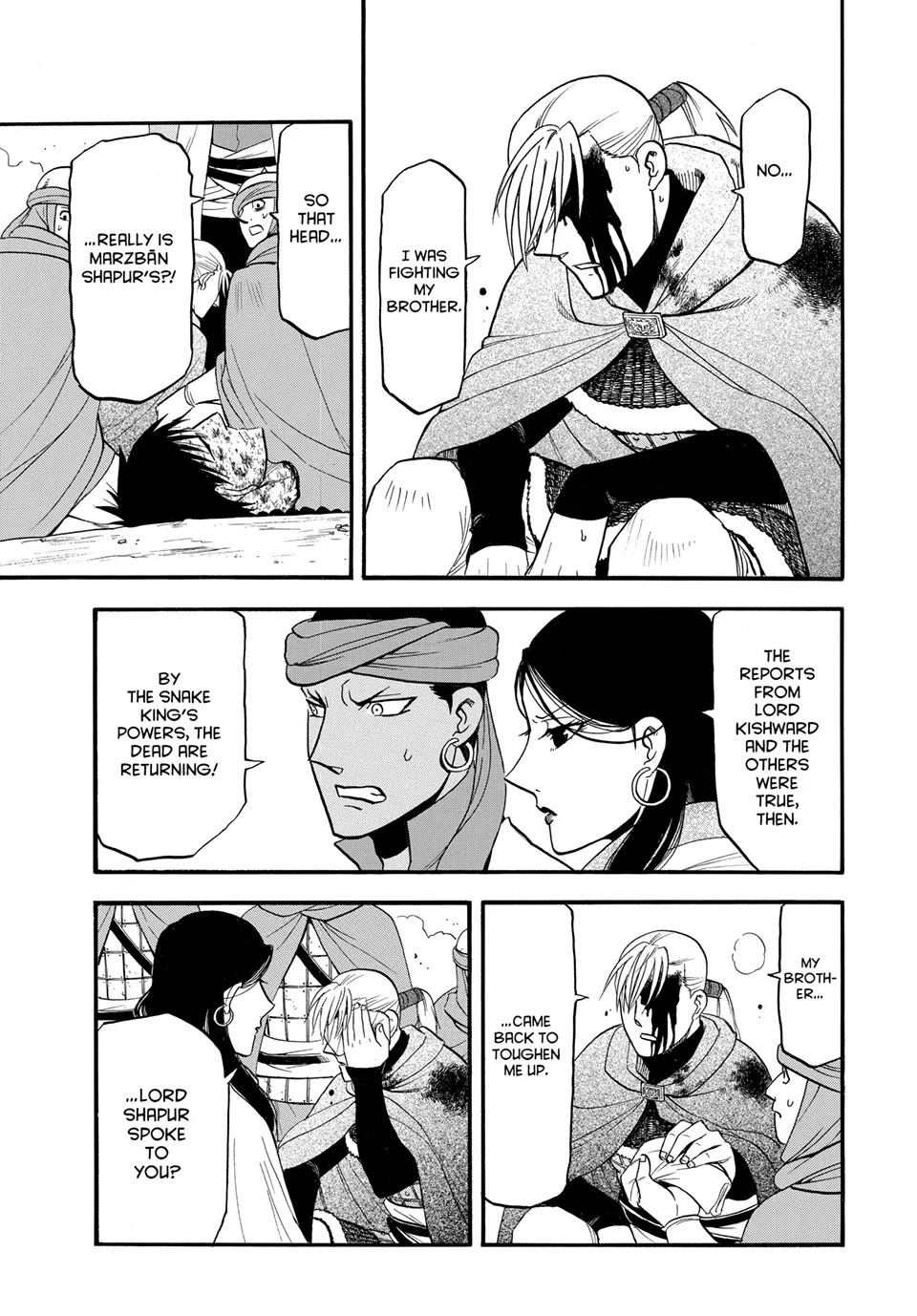 Arslan Senki (ARAKAWA Hiromu) Chapter 142 page 3 - Chapter 142: Ruler and Subject Decide