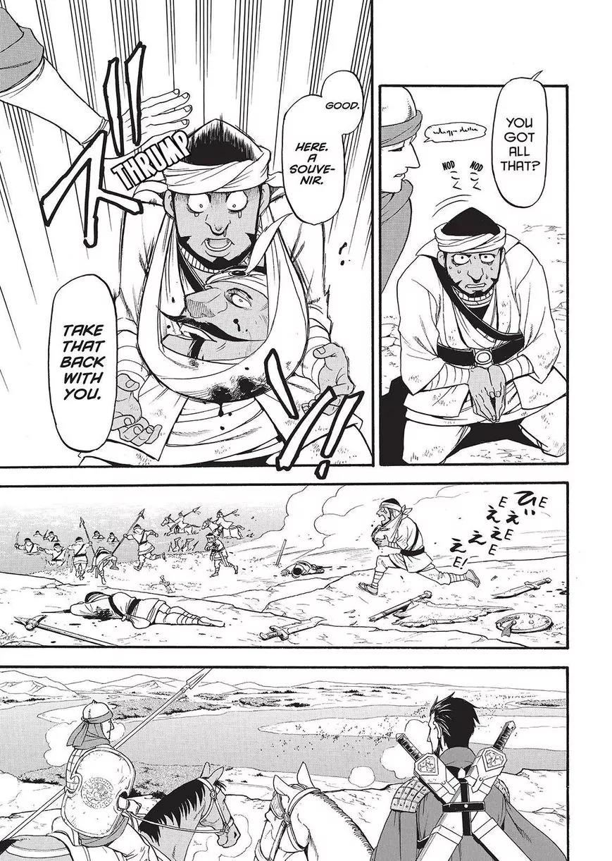 Arslan Senki (ARAKAWA Hiromu) Chapter 35 page 27 - Chapter 35: Twin-Blade's Falcon