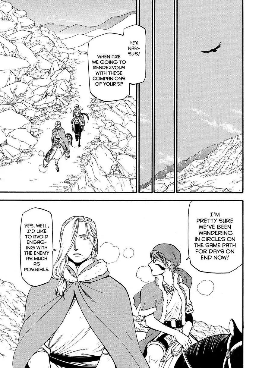 Arslan Senki (ARAKAWA Hiromu) Chapter 35 page 29 - Chapter 35: Twin-Blade's Falcon