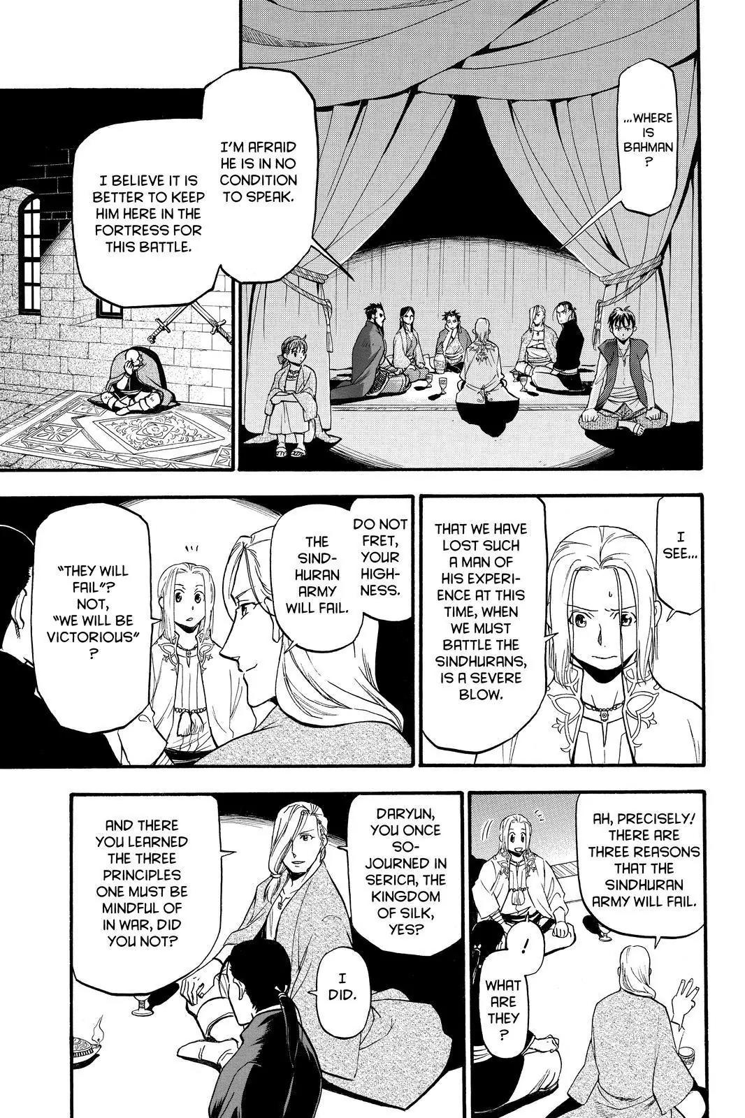 Arslan Senki (ARAKAWA Hiromu) Chapter 40 page 9 - Chapter 40: Three Principles