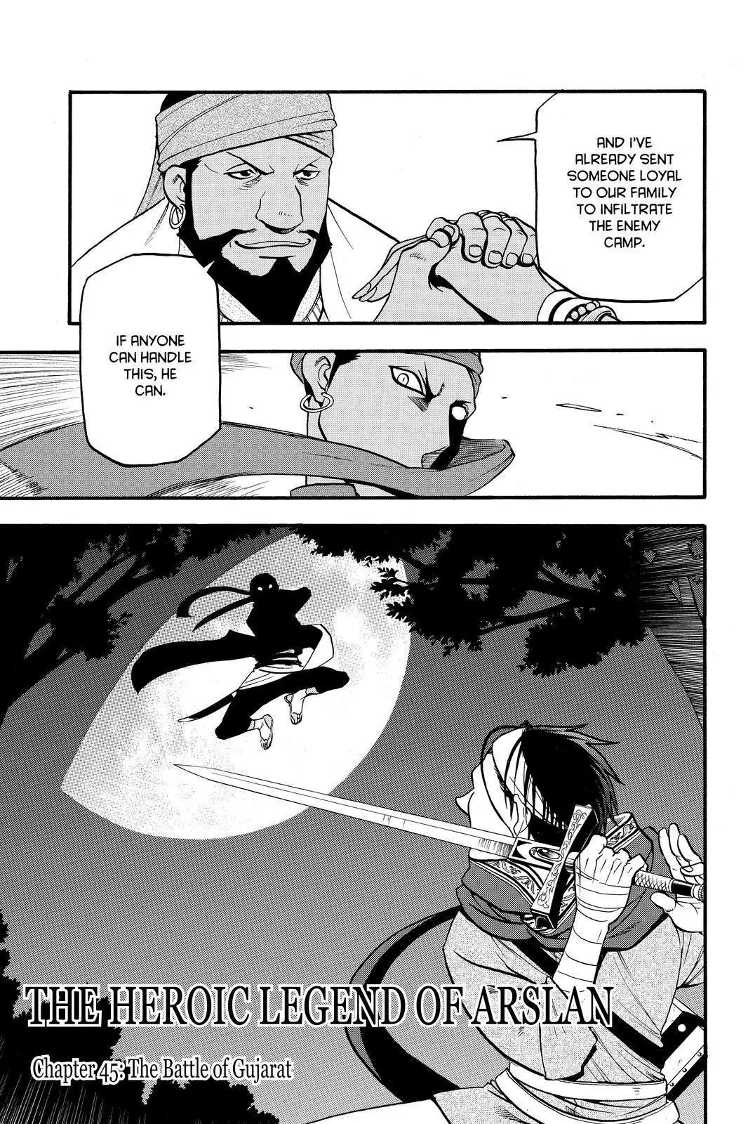 Arslan Senki (ARAKAWA Hiromu) Chapter 45 page 3 - Chapter 45: The Battle of Gujarat
