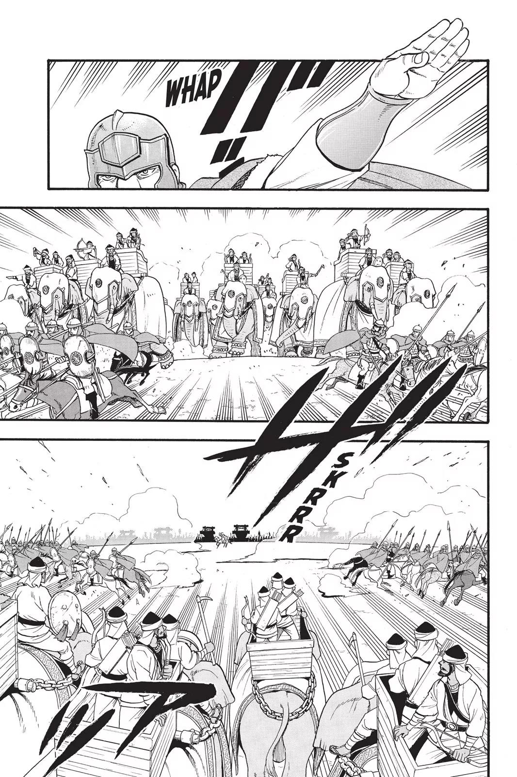 Arslan Senki (ARAKAWA Hiromu) Chapter 48 page 10 - Chapter 48: The Thundering Elephantry