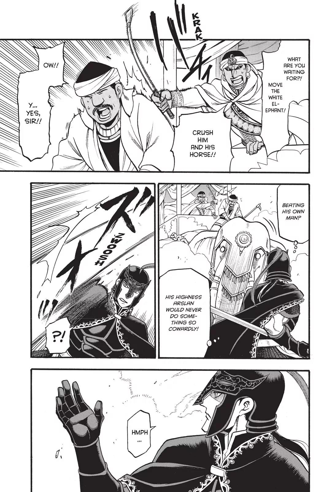 Arslan Senki (ARAKAWA Hiromu) Chapter 48 page 21 - Chapter 48: The Thundering Elephantry