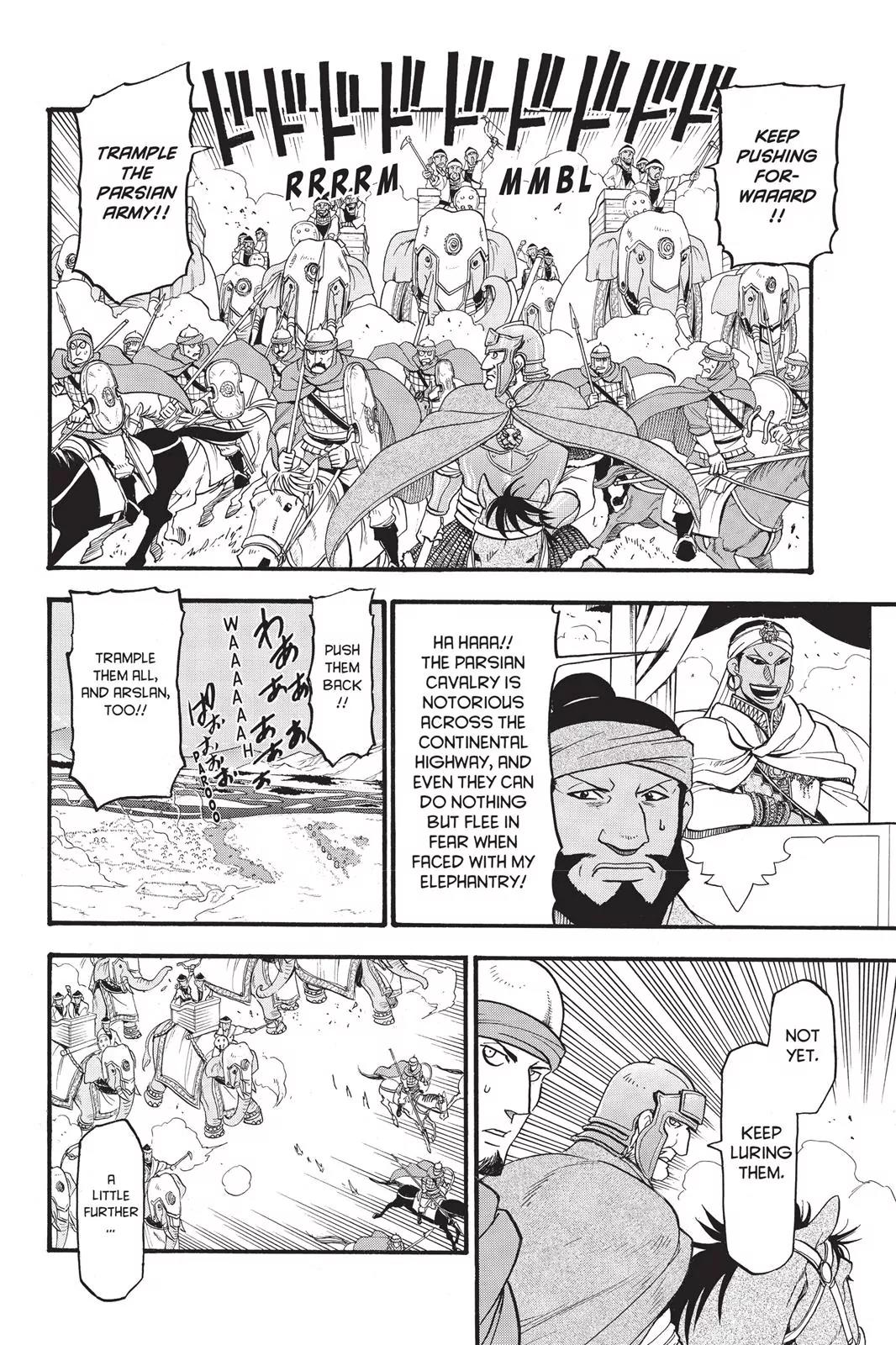 Arslan Senki (ARAKAWA Hiromu) Chapter 48 page 9 - Chapter 48: The Thundering Elephantry