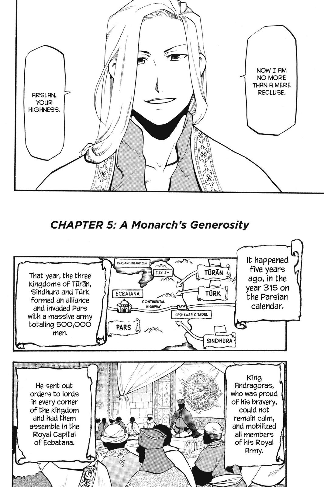Arslan Senki (ARAKAWA Hiromu) Chapter 5 page 5 - Chapter 5