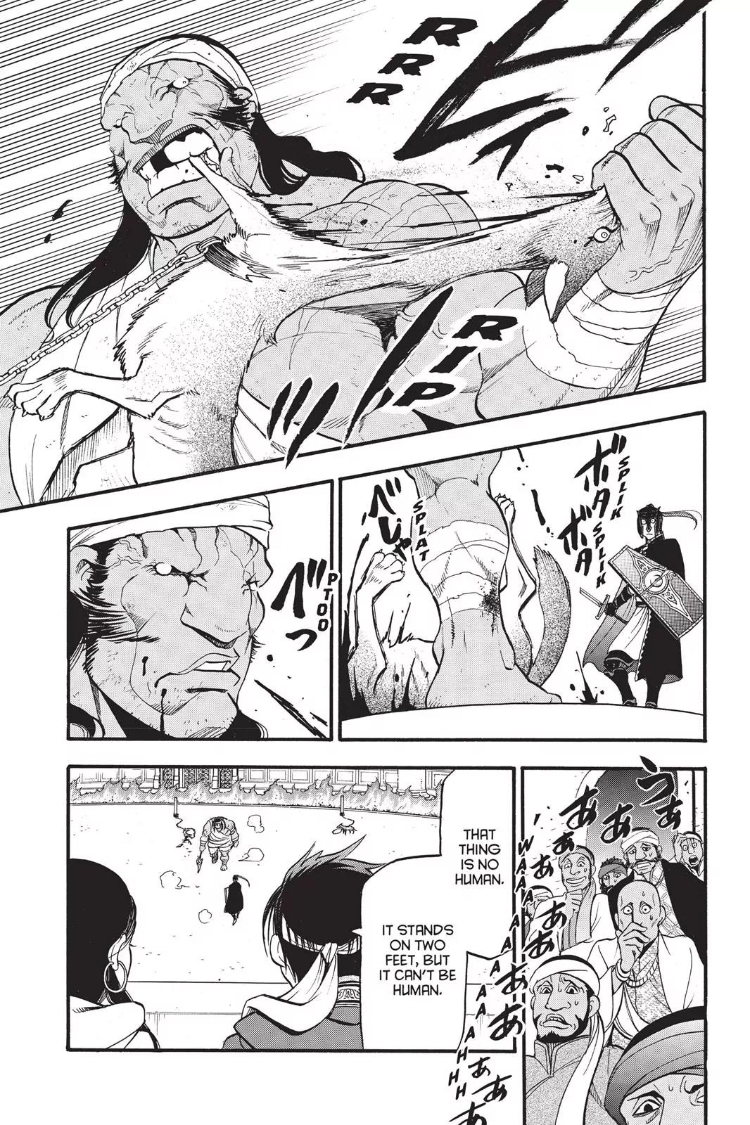 Arslan Senki (ARAKAWA Hiromu) Chapter 50 page 16 - Chapter 50: The Beast in the Arena