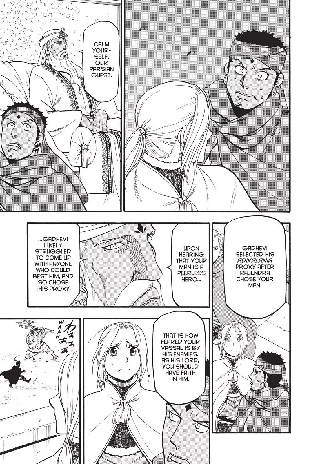 Arslan Senki (ARAKAWA Hiromu) Chapter 50 page 26 - Chapter 50: The Beast in the Arena