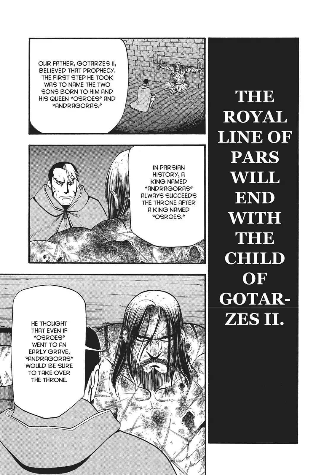 Arslan Senki (ARAKAWA Hiromu) Chapter 57 page 2 - Chapter 57: The Chance Encounter in Early Spring