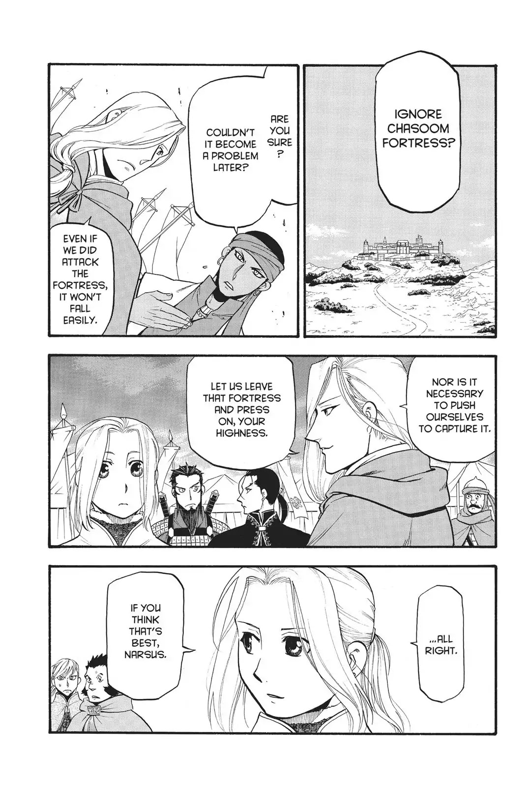 Arslan Senki (ARAKAWA Hiromu) Chapter 67 page 2 - Chapter 67: Pars-Style Propriety