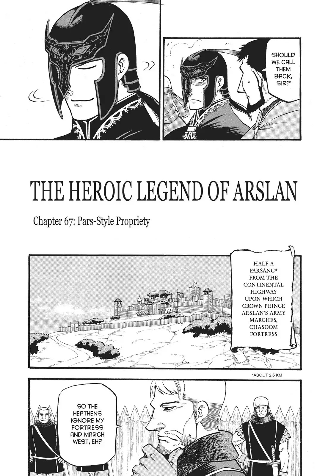 Arslan Senki (ARAKAWA Hiromu) Chapter 67 page 6 - Chapter 67: Pars-Style Propriety