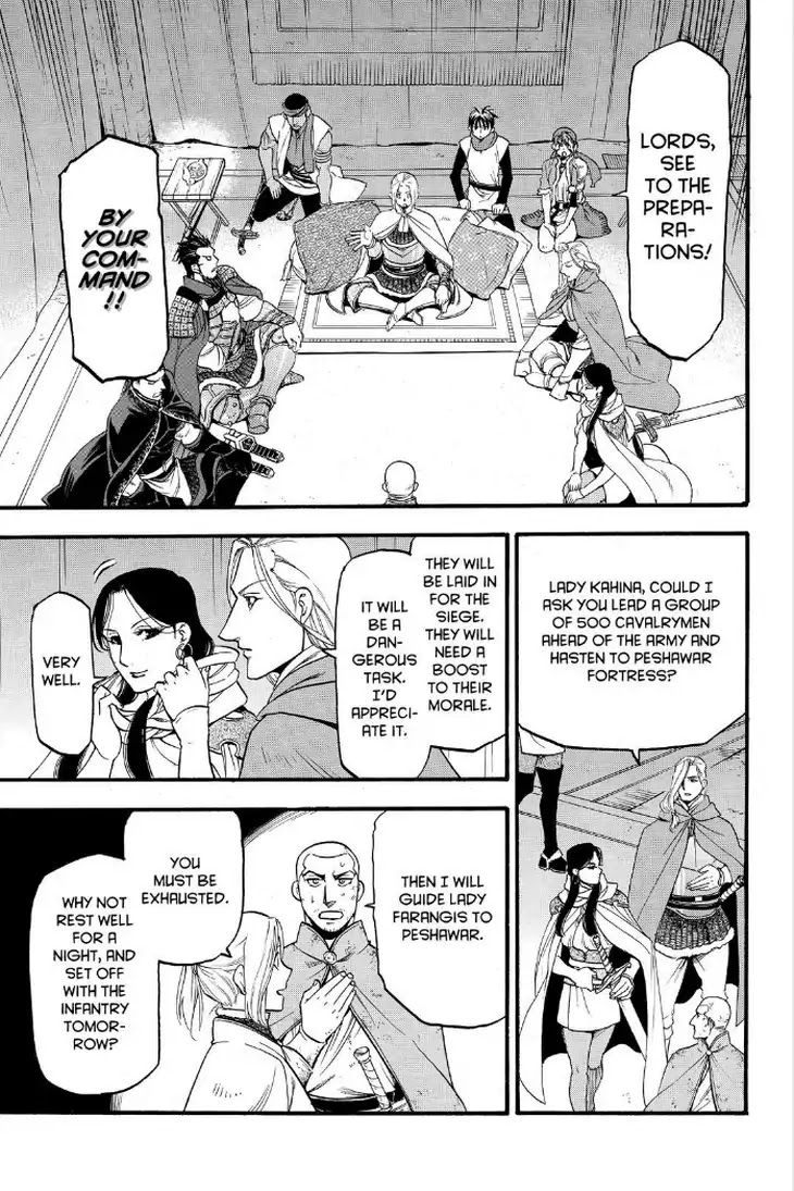 Arslan Senki (ARAKAWA Hiromu) Chapter 74 page 15 - Chapter 74: The Wandering Marzbān